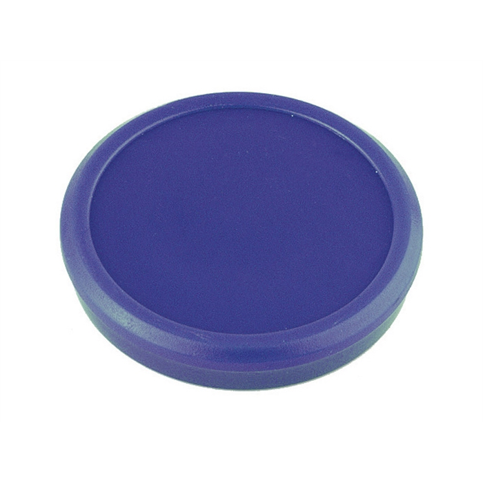 Afbeelding van magneet Alco 40mm rond blister a 2 stuks donkerblauw