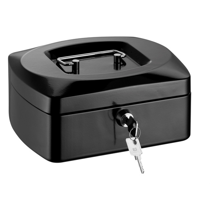 Picture of ALCO AL-8400-11 - Cash box steel, 15,5x12x8 cm, Black 