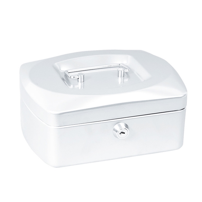 Image de ALCO AL-8410-10 - Coffret de caisse en acier, 20,5x16x8,5 cm, Blanc 