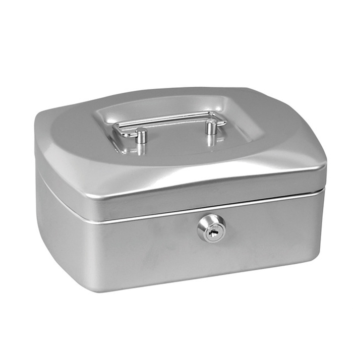 Picture of ALCO AL-8410-36 - Cash box steel, 20,5x16x8,5 cm, Silver 