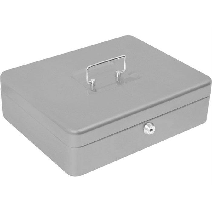 Picture of ALCO AL-843-29 - Cash box steel, 30x24x9 cm, Grey