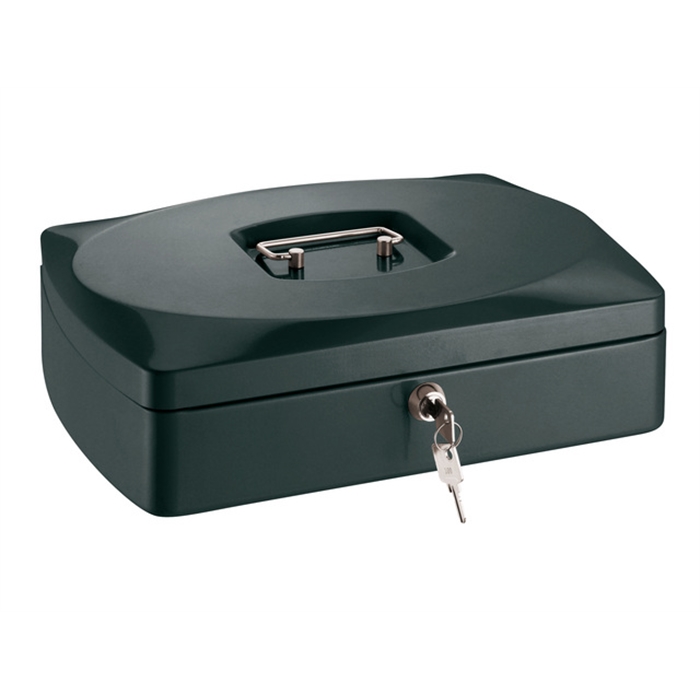 Picture of ALCO AL-8430-11 - Cash box steel, 33x23,5x9 cm, Black 