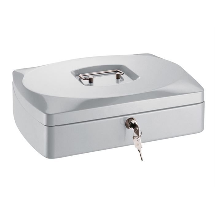 Picture of ALCO AL-8430-36 - Cash box steel, 33x23,5x9 cm, Silver