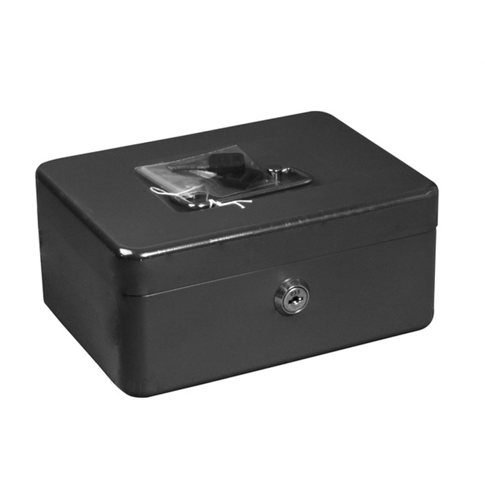 Picture of ALCO AL-844-11 - Cash box steel, 20x15x9,5 cm, Black 