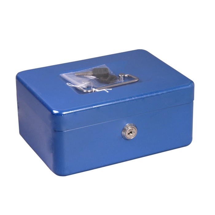 Picture of ALCO AL-844-15 - Cash box steel, 20x15x9,5 cm, Blue 