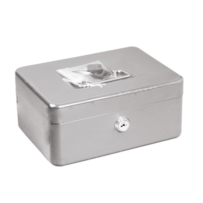 Picture of ALCO AL-844-36 - Cash box steel, 20x15x9,5 cm, Silver 