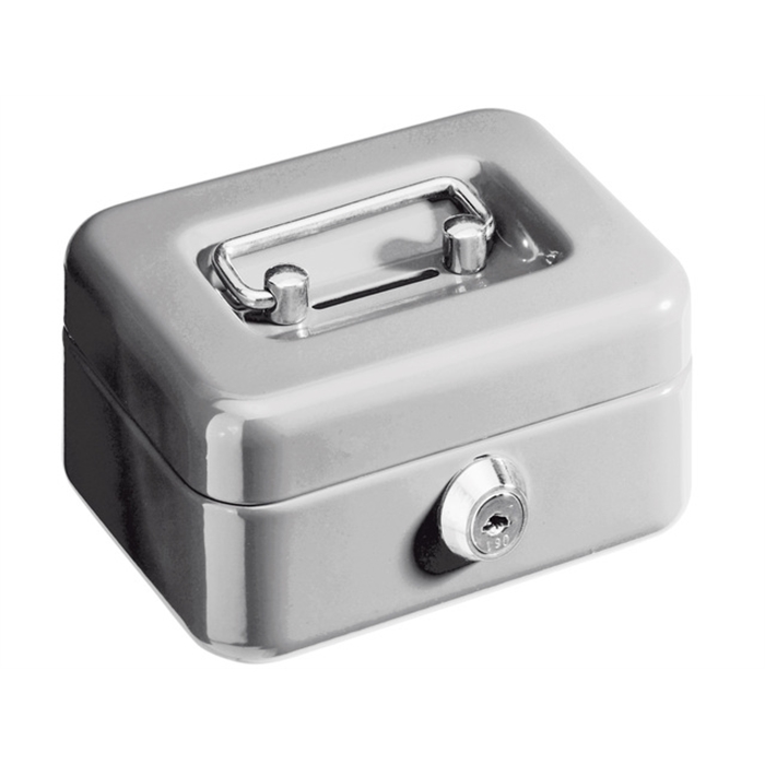 Picture of ALCO AL-850-36 - Cash box steel, 12,5x9,5x6 cm, Silver 