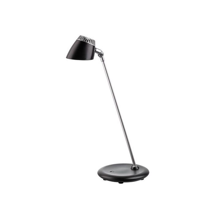 Afbeelding van bureaulamp Alco LED zwart/zilver 0,416 watt 12 LEDS 230 volt