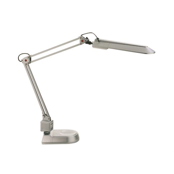 Afbeelding van bureaulamp Alco DuLux S G23 230V, 11W, zilver