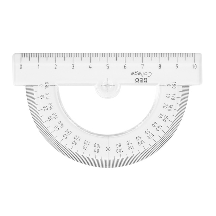 Image de ARISTO AR-23301 - Angle semi-circulaire College 180°, Transparent 