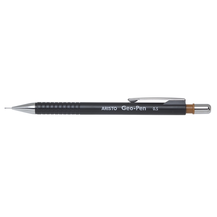 Picture of ARISTO AR85005 - Mechanical pencil Geo-Pen, With eraser, Refillable, Refills Ø: 0,5 mm, HB, Shank colour: Black