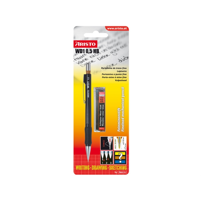 Picture of ARISTO AR-85105B - Mechanical pencil Aristo, WD1, 0.5 mm, Black