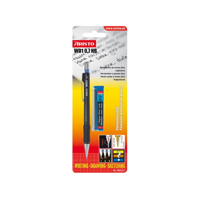 Picture of ARISTO AR-85107B - Mechanical pencil Aristo, WD1, 0.7 mm, Black