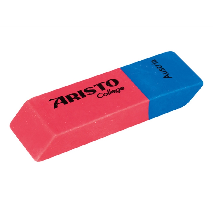 Afbeelding van ARISTO AR-87440 - GeoCollege gummetje, Rood/blauw