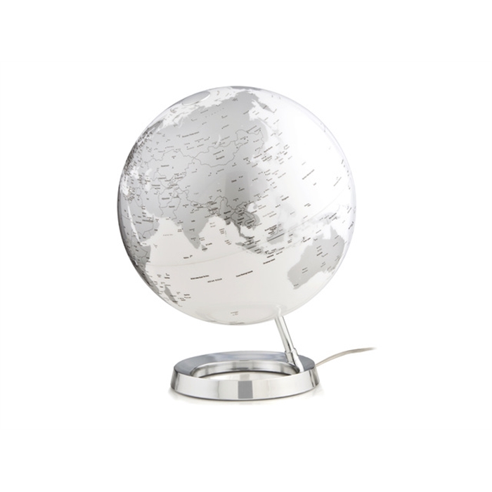 Picture of ATMOSPHERE NR-0331F7NS-GB - Globe Bright Chrome, Ø 30 cm, plastic foot, with lighting, English