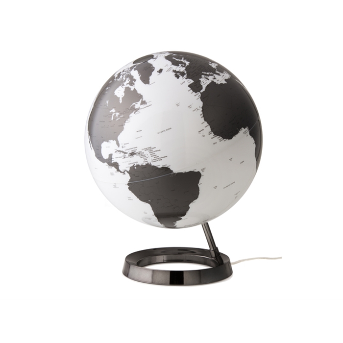 Picture of ATMOSPHERE NR-0331F7NZ-GB - Globe Bright Charcoal, Ø 30 cm, plastic foot, with lighting, English