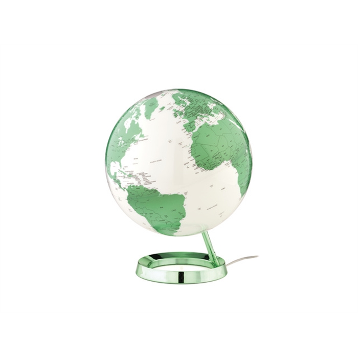 Picture of ATMOSPHERE NR-0331F7N4-GB - Globe Bright HOT Green, Ø 30 cm, plastic foot, with lighting, English