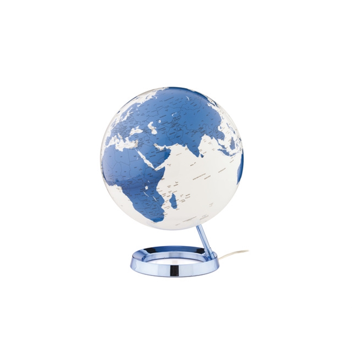 Picture of ATMOSPHERE NR-0331F7N5-GB - Globe Bright HOT Blue, Ø 30 cm, plastic foot, with lighting, English