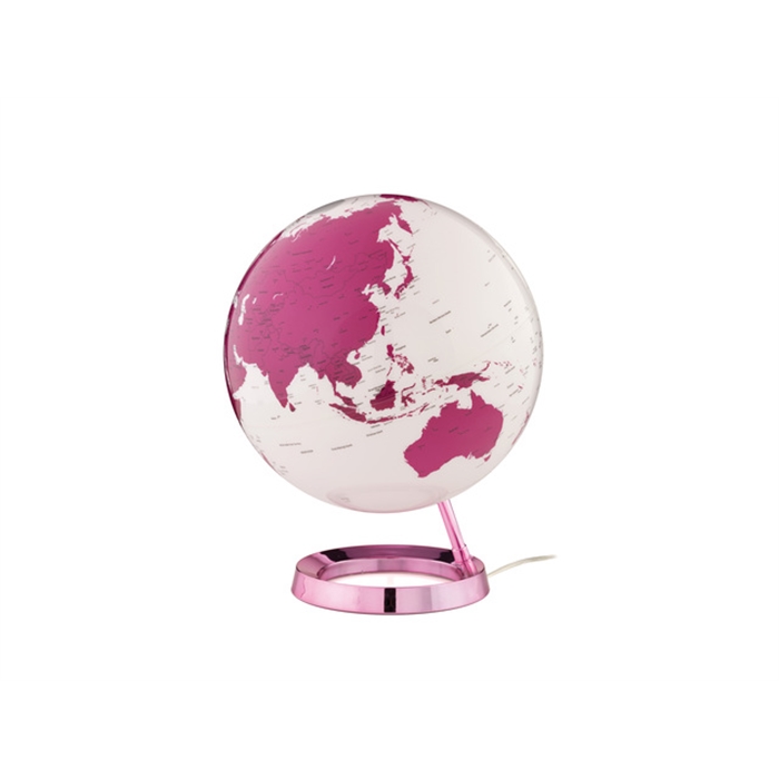 Picture of ATMOSPHERE NR-0331F7N6-GB - Globe Bright HOT Pink, Ø 30 cm, plastic foot, with lighting, English