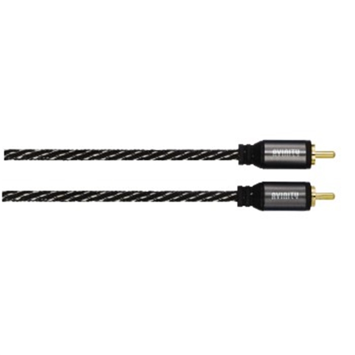 Picture of AVINITY 127073 - Cinch connecting cable, 2 Cinch-plugs-2 Cinch-plugs, 1,5 m, Black/white