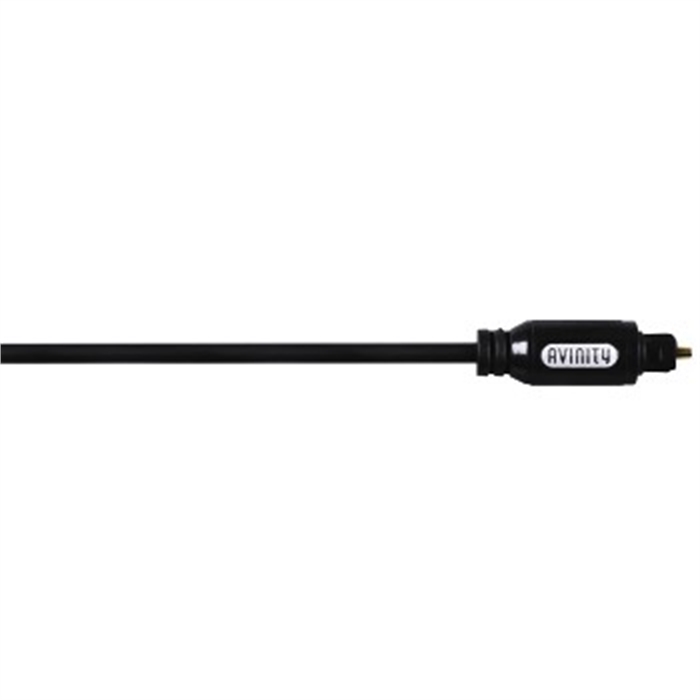 Picture of AVINITY 127107 - Audio fibre optic cable, ODT plug (Toslink), 0,75 m, Black