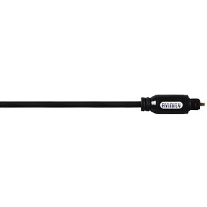 Picture of AVINITY 127108 - Audio fibre optic cable, ODT plug (Toslink), 1,5 m, Black