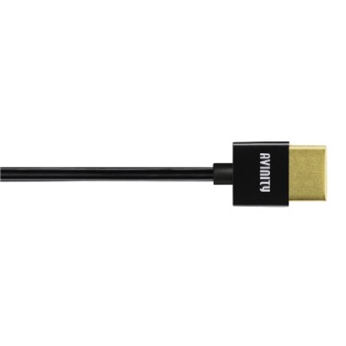 Picture of AVINITY 127124 - High Speed HDMI™ cable, ultra thin, gold-plated, Ethernet, 1,5 m, Black