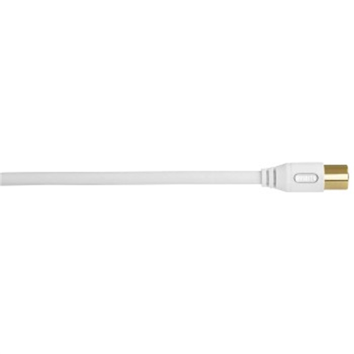 Picture of AVINITY 127195 - Antenna connection cable, coax plug, coax connector, 105 dB, 1,5 m, White