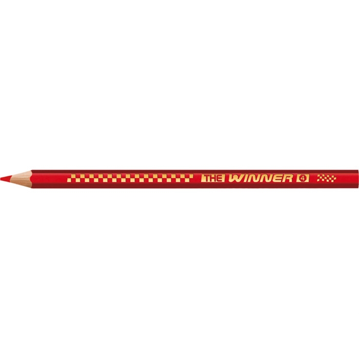 Picture of Crayon de couleur Eberhard Faber The Winner hexagonal       17,5cm rouge