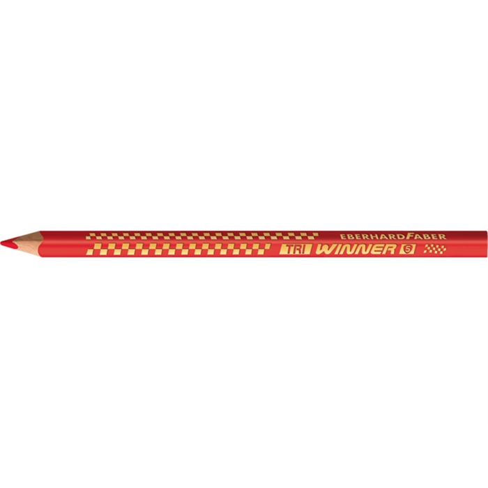 Picture of Crayon de couleur Eberhard Faber Tri Winner triedre 17,5cm  rouge