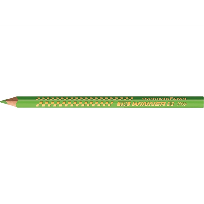 Picture of Crayon de couleur Eberhard Faber Tri Winner triedre 17,5cm  jaune/vert