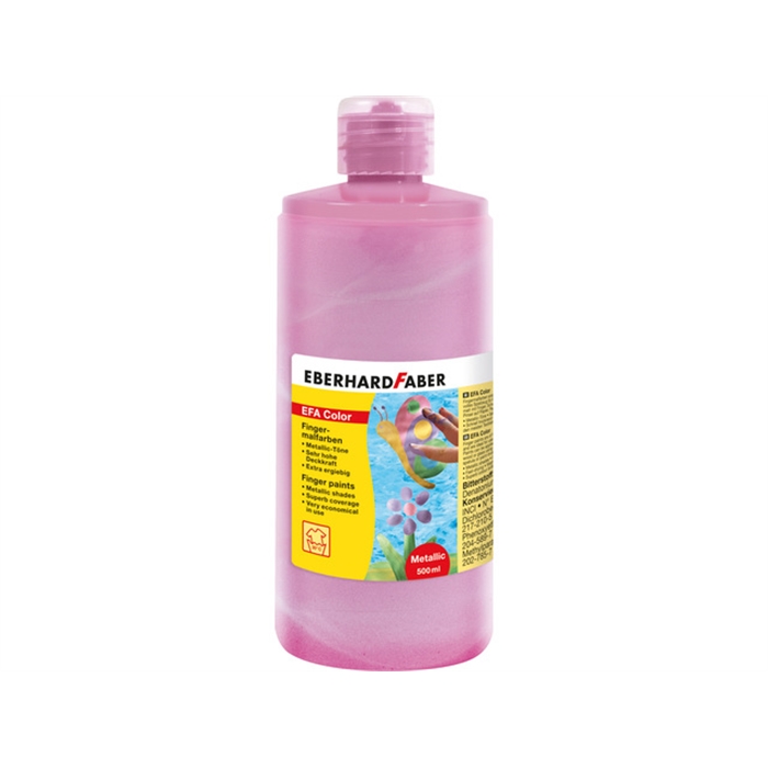 Afbeelding van vingerverf Eberhard Faber 500ml roze