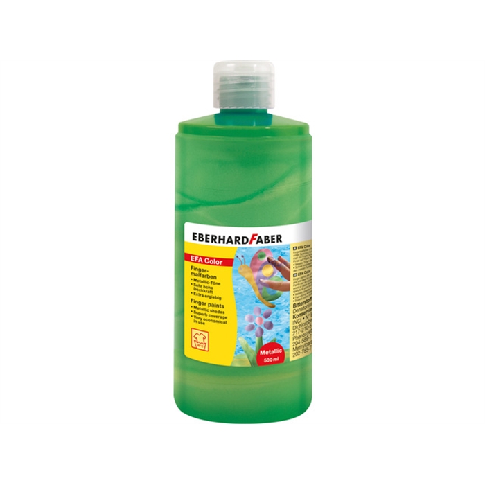 Afbeelding van vingerverf Eberhard Faber 500ml groen