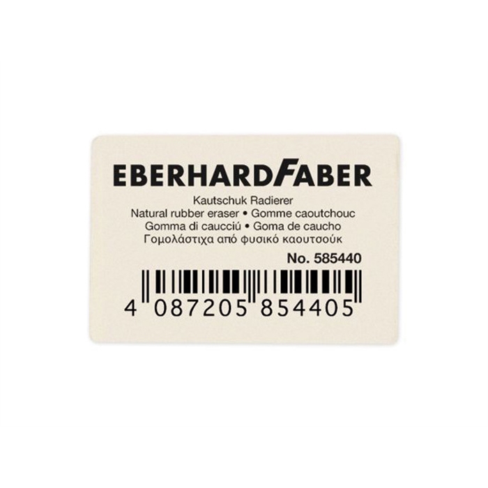 Picture of Gomme Eberhard Faber pour crayon, blanc, bte. 40 pces.