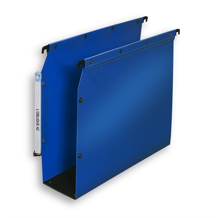 Picture of Elba Ultimate A4 Suspension File Lateral Polypropylene 80 Mm Base; Box Of 10;  Opaque Blue