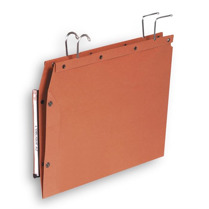 Picture of Elba Ultimate Suspension File Tub V Base; Box Of 25; A4 Kraft Orange