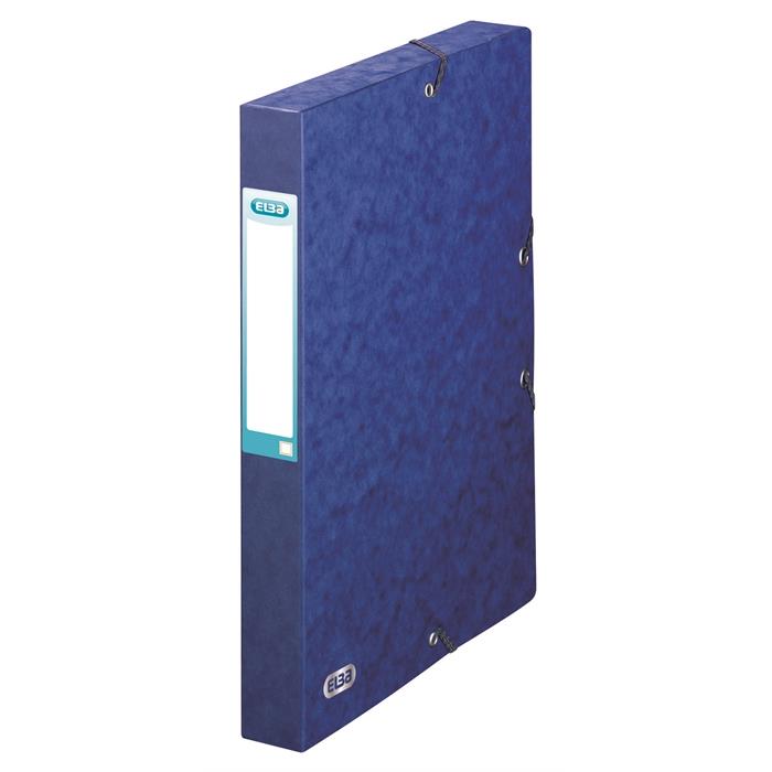 Image de ELBA Eurofolio boîte de classement A4 40mm carton bleu