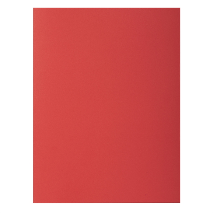 Afbeelding van Pak van 100 dossiermappen ROCK''S 220 -  24x32cm--Rood