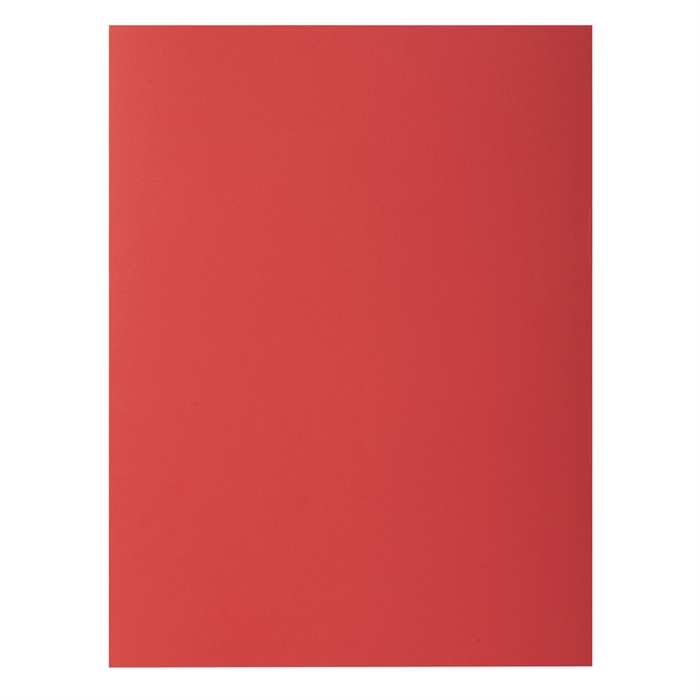 Afbeelding van Pak van 50 dossiermappen met 2 kleppen  ROCK''S 220 - 24x32cm-Rood