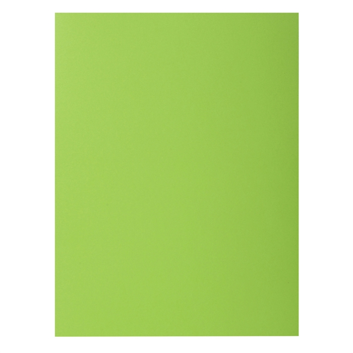 Afbeelding van Pak van 50 dossiermappen met 2 kleppen  ROCK''S 220 - 24x32cm-Groen