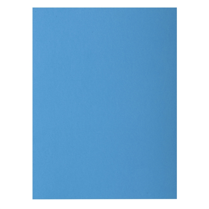 Afbeelding van Pak van 50 dossiermappen met 2 kleppen  ROCK''S 220 - 24x32cm-Blauw