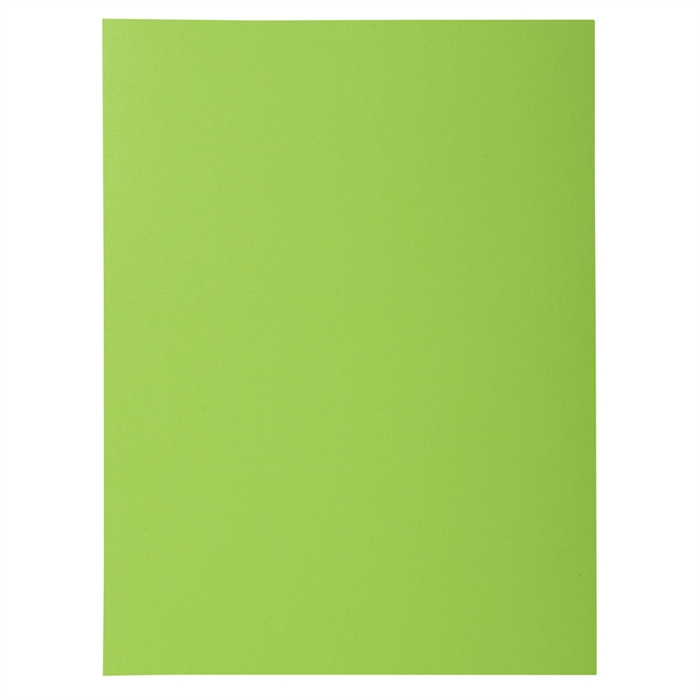 Afbeelding van Pak van 50 dossiermappen met 1 klep  ROCK''S 220 - 24x32cm-Groen