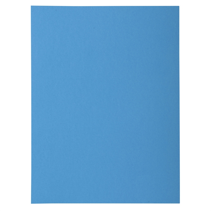 Afbeelding van Pak van 50 dossiermappen met 1 klep  ROCK''S 220 - 24x32cm-Blauw