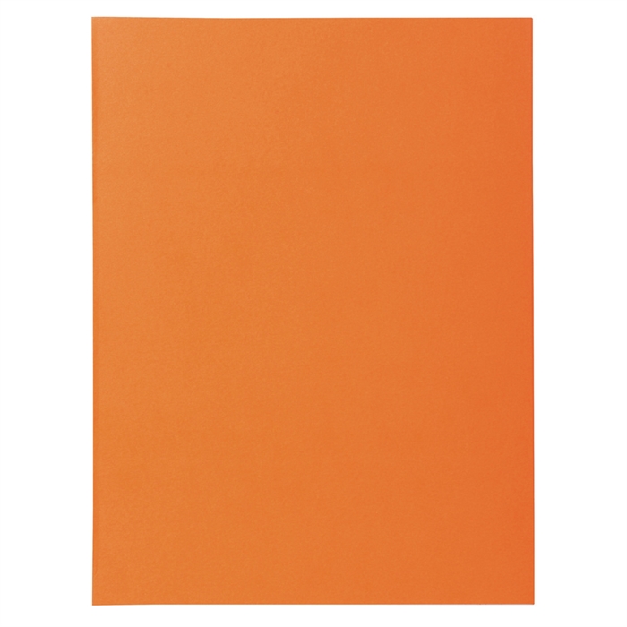 Afbeelding van Pak van 100 dossiermappen SUPER 250 - 24x32cm-Oranje