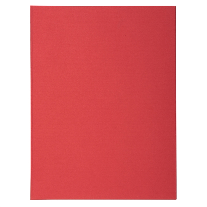 Afbeelding van Pak van 100 dossiermappen SUPER 250 - 24x32cm-Rood