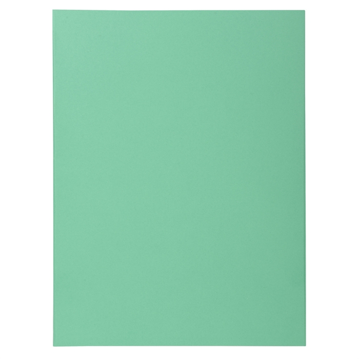 Afbeelding van Pak van 100 dossiermappen SUPER 250 - 24x32cm-Fel groen