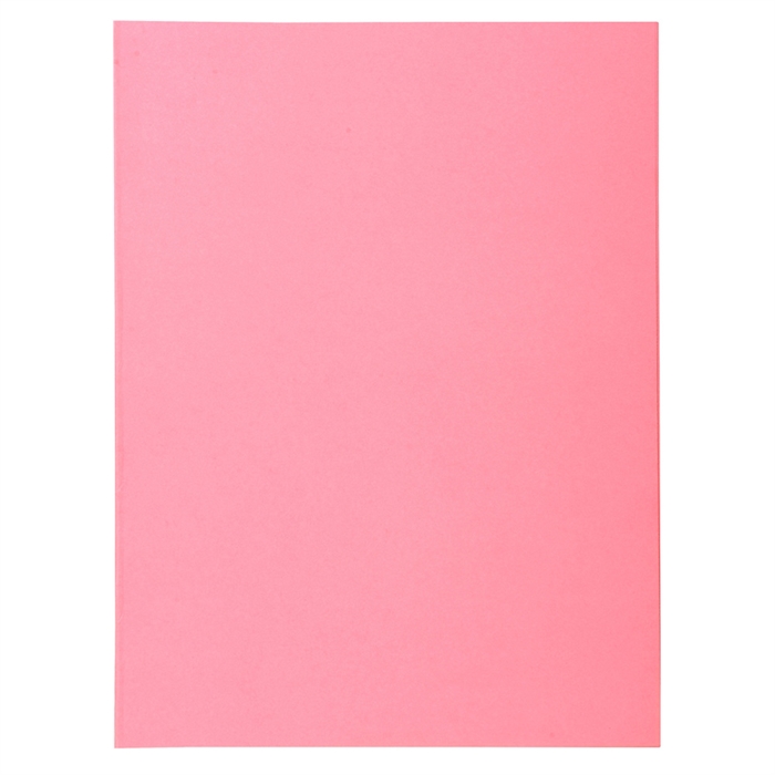 Afbeelding van Pak van 50 dossiermappen met 2 kleppen SUPER 250 - 24x32cm-Roze