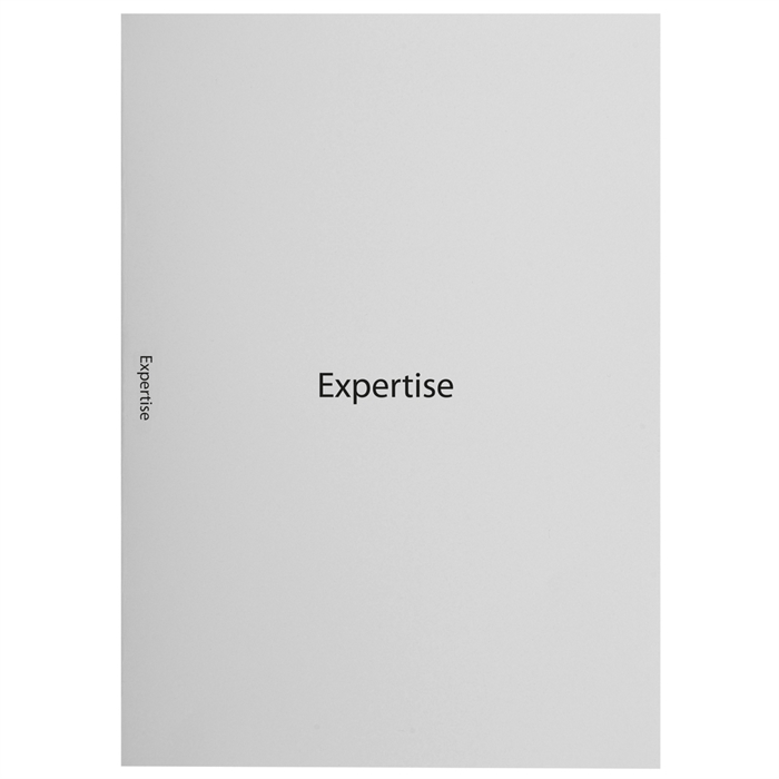 Afbeelding van "JURA 160 -Pk 40 inlegmappen : "Expertise" 22x31cm -grijs"-Grijs