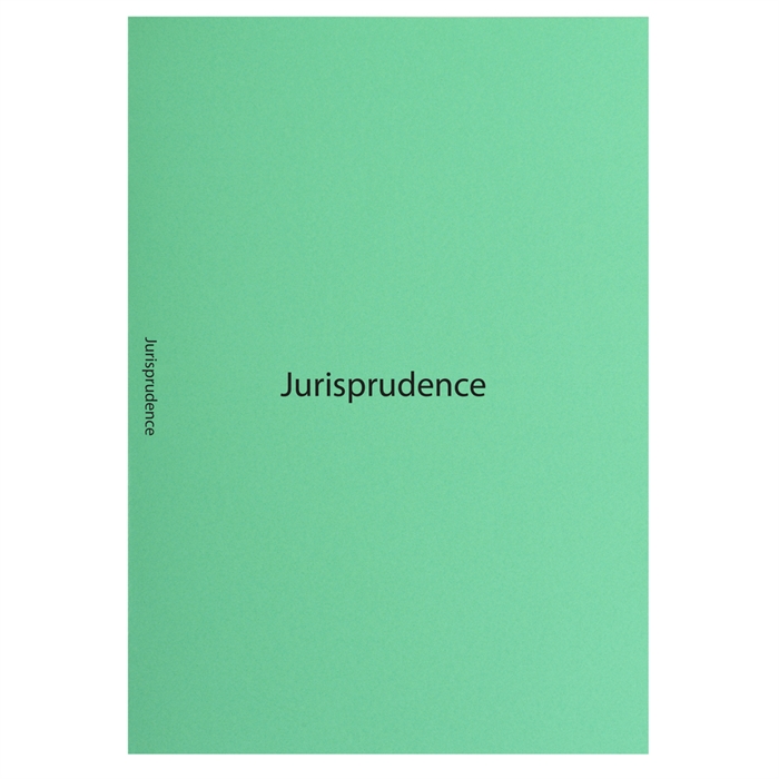 Afbeelding van "JURA 160 -Pk 40 inlegmappen : "Jurisprudentie" 22x31cm -grijs"-Fel groen