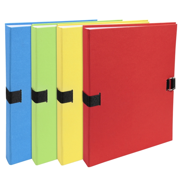 Picture of Expanding spine folder Forever 100% recycled paper - A4-Assorted colours